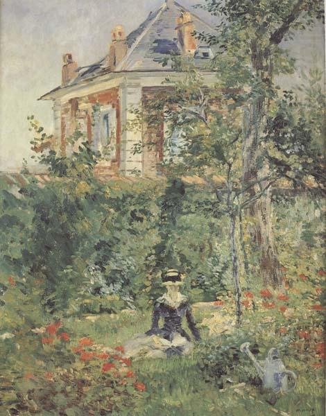Edouard Manet Un coin du jardin de Bellevue (mk40) china oil painting image